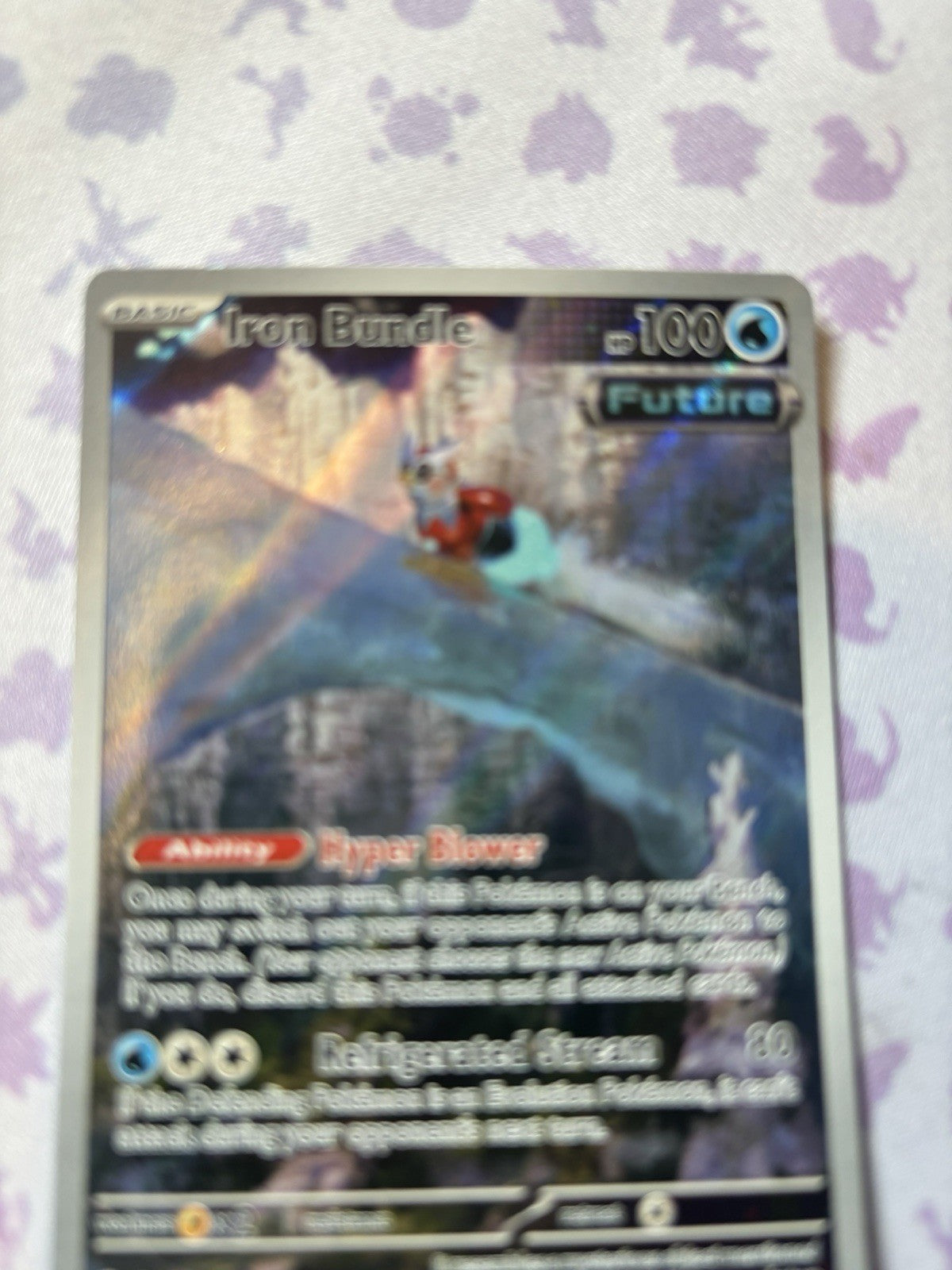 Pecharunt SVP129 Sealed + Iron Bundle 066 Promo – NM – Pokémon TCG Bundle