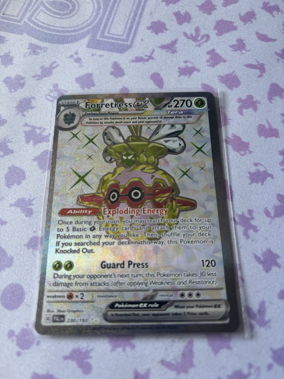 Forretress Skeledirge Lycanroc Illustration Rare Pokémon Bundle NM - SV TCG