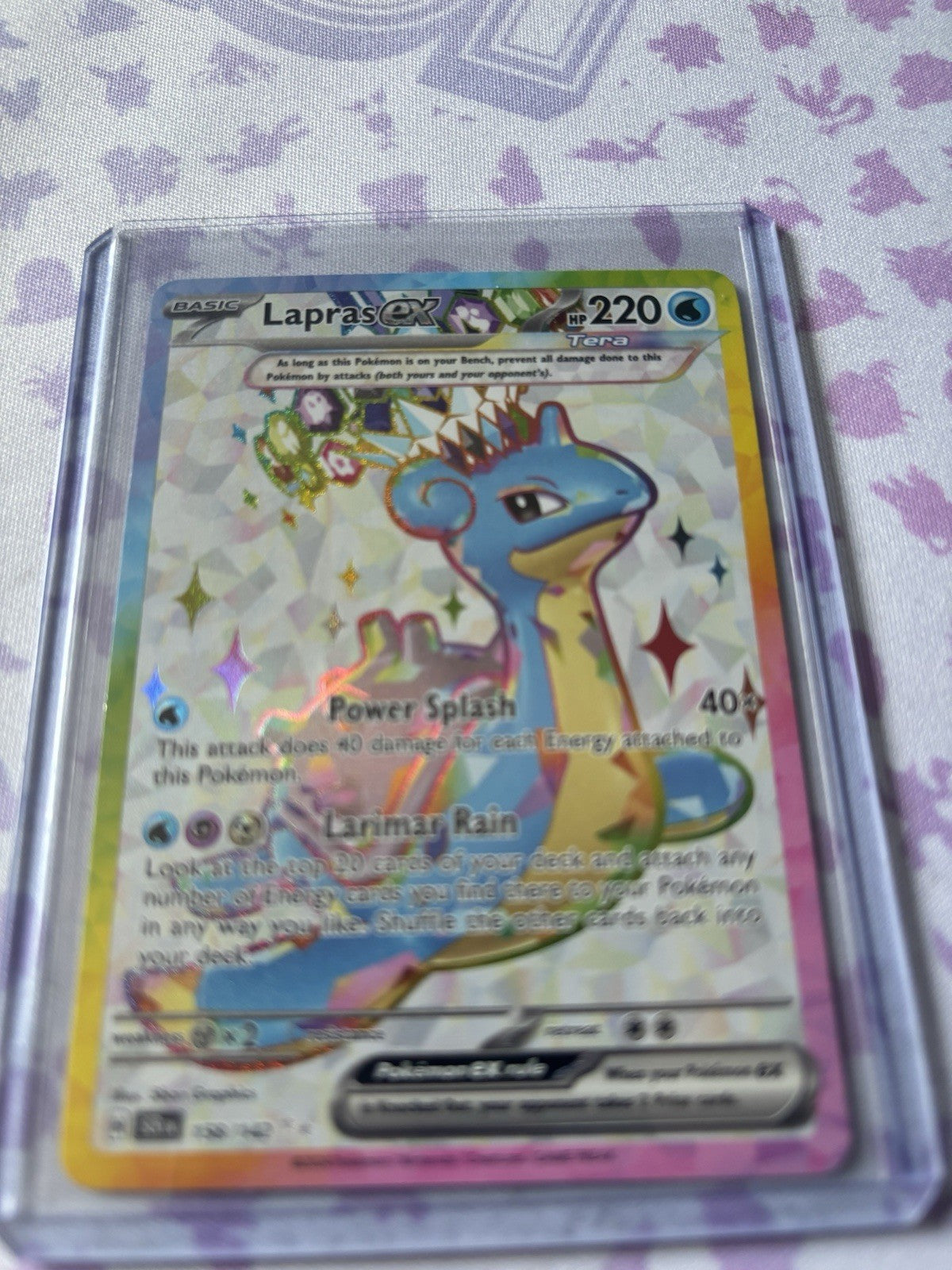 Terapagos EX 173/142 & Lapras EX 158/142 Holo & Full Art Bundle Stellar Crown NM