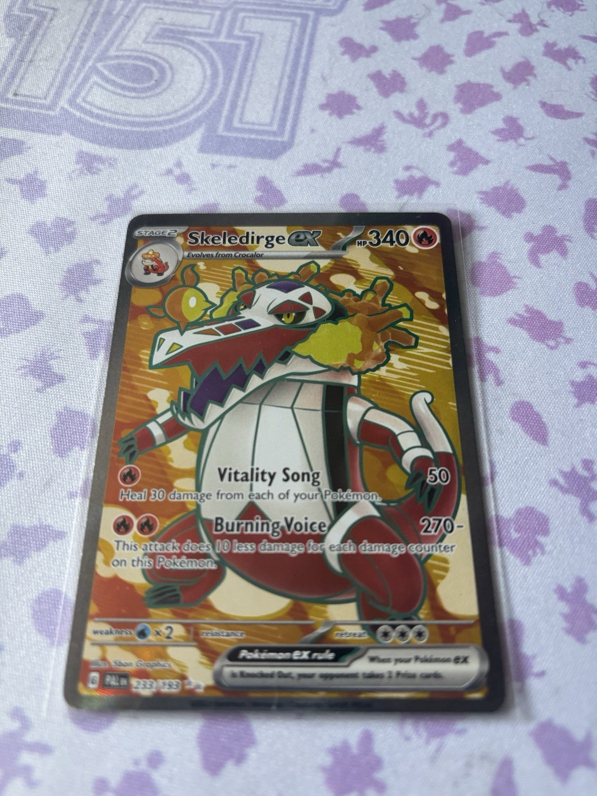 Forretress Skeledirge Lycanroc Illustration Rare Pokémon Bundle NM - SV TCG