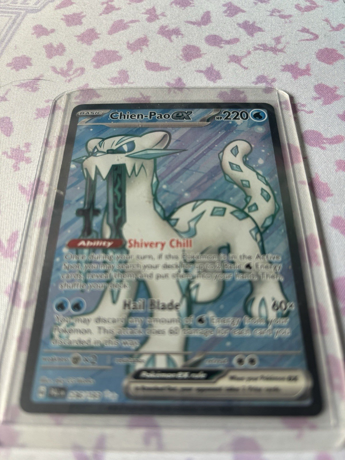 Chien-Pao EX 236/193 Ultra Rare – SV02 Paldea Evolved – Pokémon TCG – NM