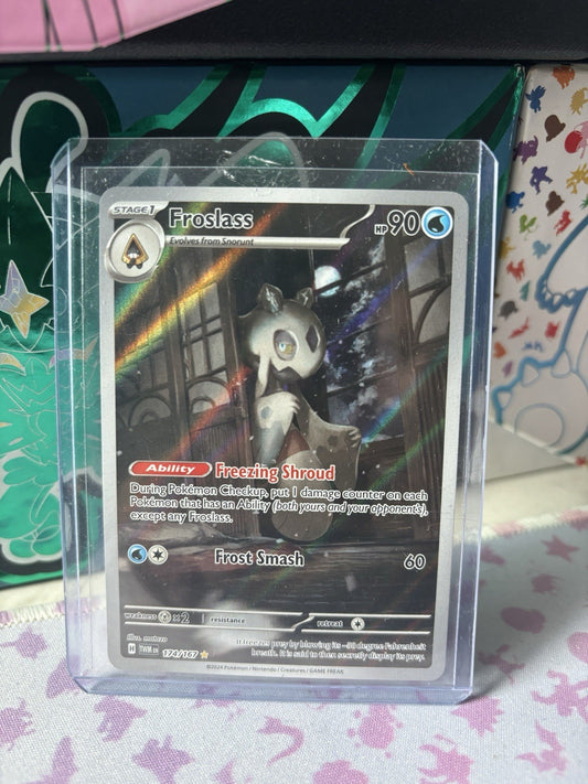 Froslass 174/167 IR SV06 Twilight Masquerade Card Near Mint Condition