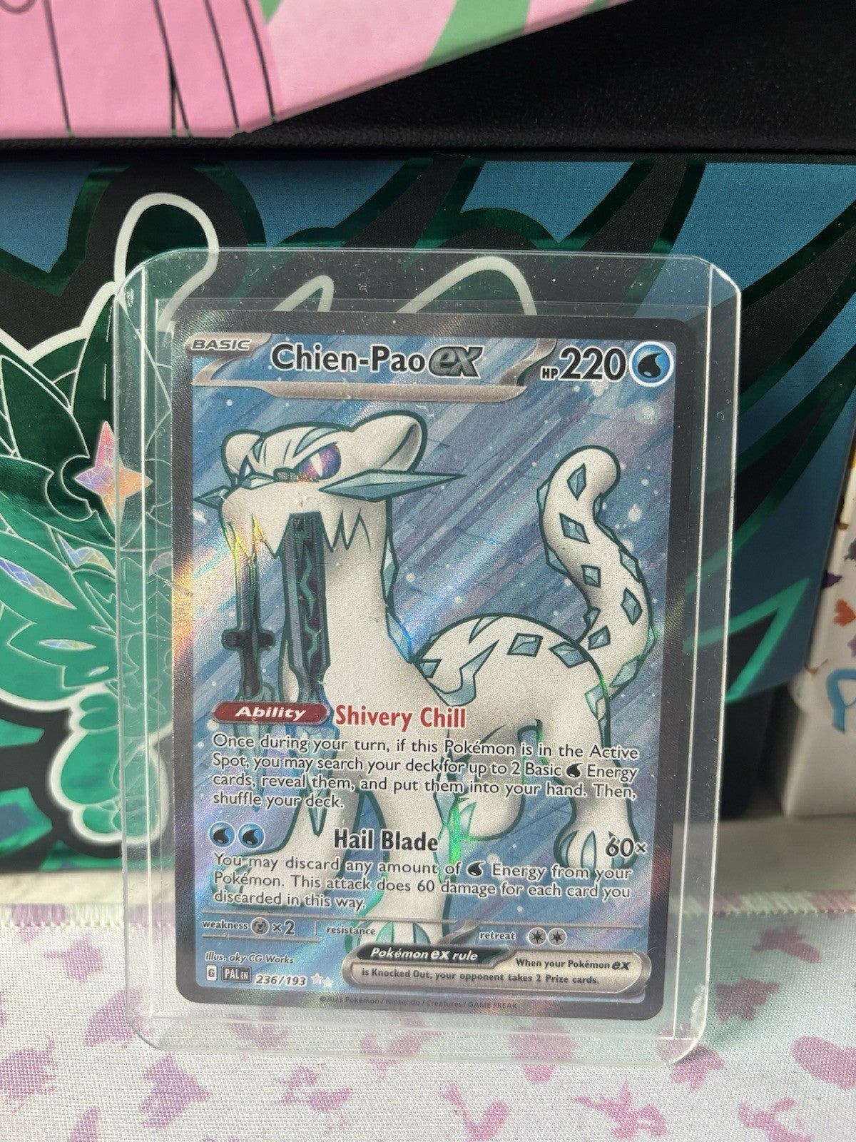Chien-Pao EX 236/193 Ultra Rare – SV02 Paldea Evolved – Pokémon TCG – NM