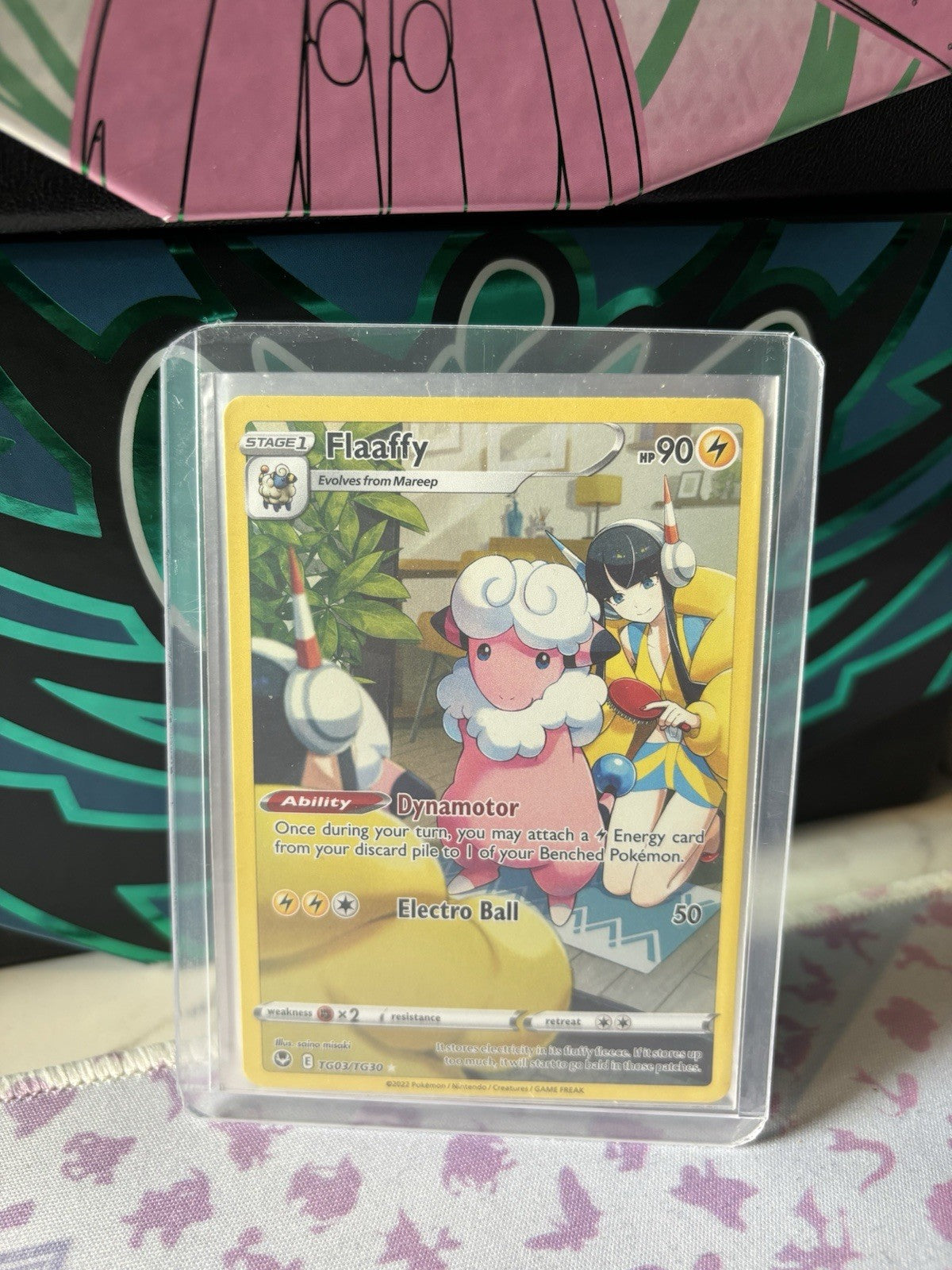Lunatone EX GG11/GG70 + Flaaffy TG03/TG30 Bundle – UR Holo Pokémon Cards – NM